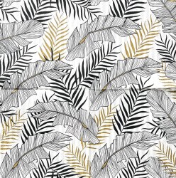 Paper Napkin Leaves and stripes