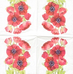Paper Napkin Poppies