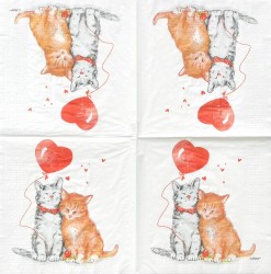 Paper Napkin Cats