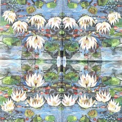 Paper Napkin Water lilies