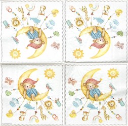 Paper Napkin Teddy bear