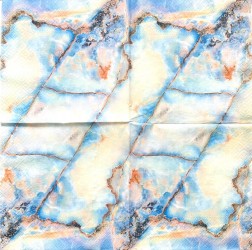 Paper Napkin Ornament light blue